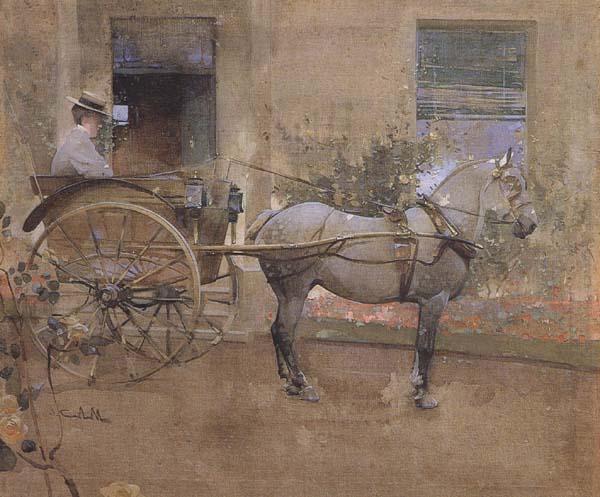 Joseph Crawhall The Governess Cart (mk46)